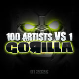 Master of Rillas!! Tee - 100 Artist Vs 1 Gorilla Exclusive