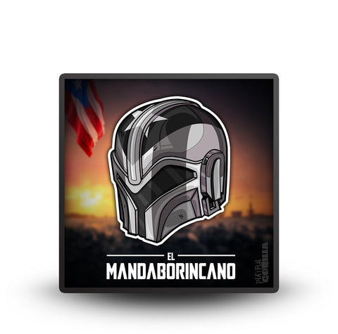 Mandaborincano! 4 x 4 Framed Premium Print