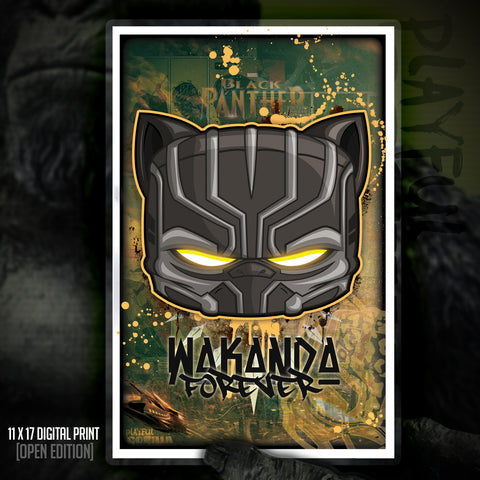 Wakanda 4Eva: 11 x17 Premium Print