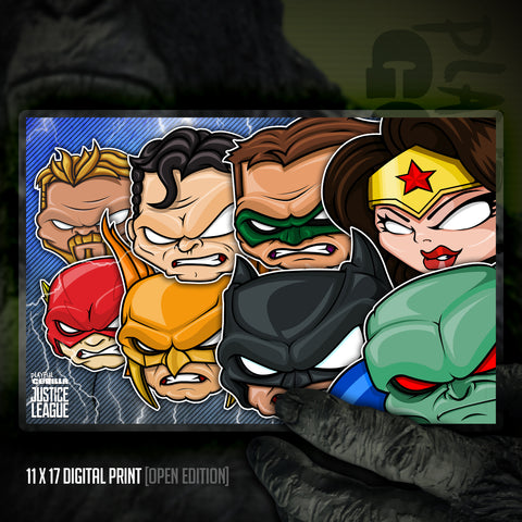 JLA: 11 x17 Premium Print