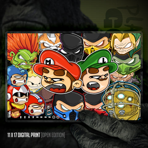 Video Game All-stars!: 11 x17 Premium Print