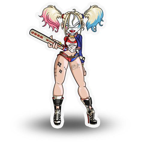 Harleys - 7"Giant Sticker: Suicide Squad Edition