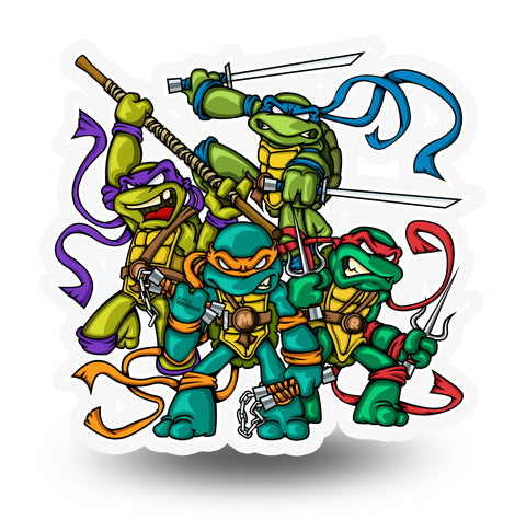 Heroes In A Half Shell: Sticker